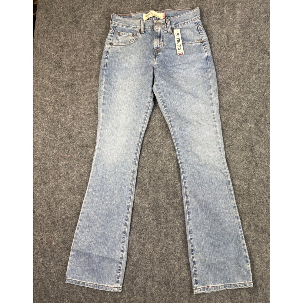 Levi's 515 Bootcut Jeans Women 2 Medium Wash Y2K 2005 NWT Stretch